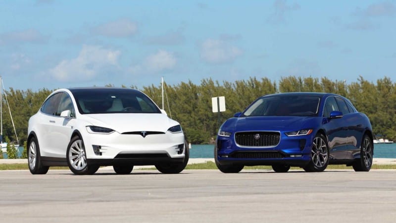 Comparison: 2019 Jaguar I-PACE VS 2018 Tesla Model X